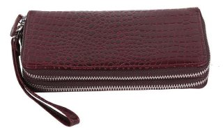 Мужской  клатч-кошелек кожаный Vip Collection 1501-C Коричневый