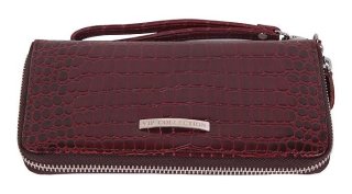 Мужской  клатч-кошелек кожаный Vip Collection 1502-C Коричневый