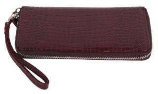 Мужской  клатч-кошелек кожаный Vip Collection 1502-C Коричневый
