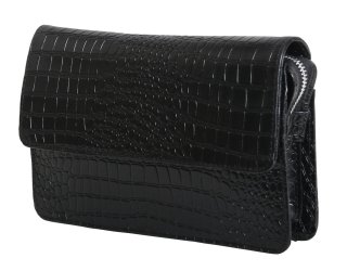 Мужской клатч кожаный Vip Collection 412-C Черный Мужской клатч кожаный Vip Collection 412-C Черный