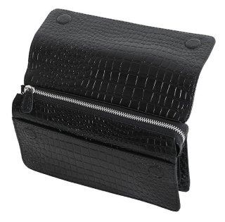 Мужской клатч кожаный Vip Collection 412-C Черный Мужской клатч кожаный Vip Collection 412-C Черный