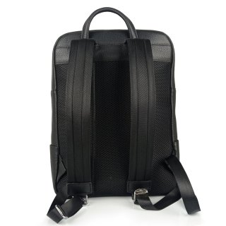 Чоловічий шкіряний рюкзак Tiding Bag Чорний