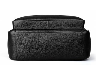 Чоловічий шкіряний рюкзак Tiding Bag Чорний