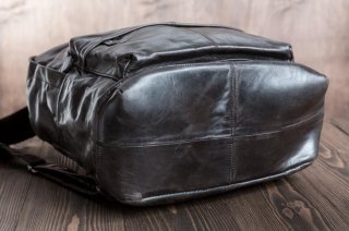 Мужской рюкзак Tiding Bag из натуральной кожи ручной работы