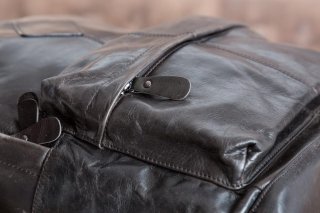 Мужской рюкзак Tiding Bag из натуральной кожи ручной работы