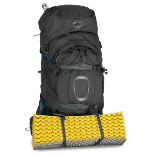 Чоловік туристичний рюкзак Osprey Aether на 70 л ваго 2,3 кг Чорний