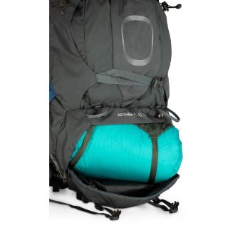 Чоловік туристичний рюкзак Osprey Aether на 70 л ваго 2,3 кг Чорний