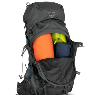 Чоловічий туристичний рюкзак Osprey Aether на 70 л ваго 2,3 кг Сірий