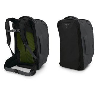Чоловічий туристичний рюкзак Osprey Farpoint 55 – 55 л, 1,9 кг Чорний