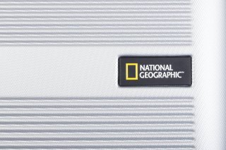 National Geographic Aerodrome 75 л чемодан пластиковый серебристый