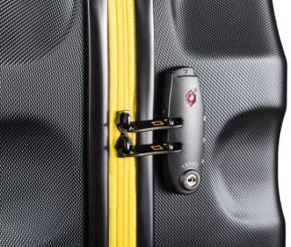 National Geographic Arete 108 л чемодан из пластика на 4 колесах черный