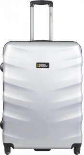 National Geographic Arete 108 л чемодан из пластика на 4 колесах серебристый