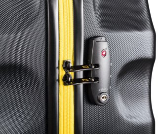 National Geographic Arete 65 л чемодан из пластика на 4 колесах черный