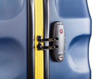 National Geographic Arete 65 л чемодан из пластика на 4 колесах синий