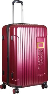 National Geographic Canyon 105 л чемодан из пластика на 4 колесах бордовый