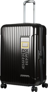National Geographic Canyon 105 л чемодан из пластика на 4 колесах черный