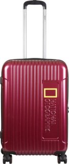 National Geographic Canyon 70 л чемодан из пластика на 4 колесах бордовый