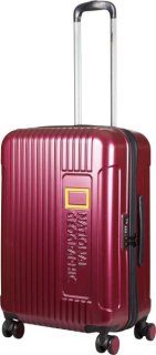 National Geographic Canyon 70 л чемодан из пластика на 4 колесах бордовый
