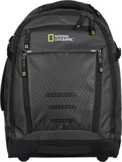 National Geographic Trail 34 л рюкзак с отделением для ноутбука и планшета из полиэстера на 2 колесах черный