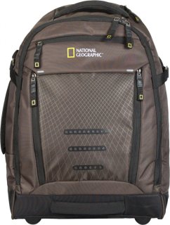 National Geographic Trail 34 л рюкзак с отделением для ноутбука и планшета из полиэстера на 2 колесах хаки