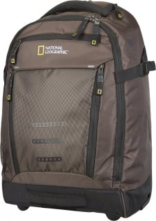 National Geographic Trail 34 л рюкзак с отделением для ноутбука и планшета из полиэстера на 2 колесах хаки