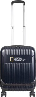 National Geographic Transit 36 л чемодан с отделением для ноутбука из пластика на 4 колесах темно-синий
