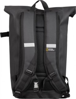 National Geographic Waterproof 19 л рюкзак-роллтоп с отделением для ноутбука и планшета из полиэстера черный
