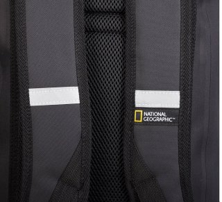 National Geographic Waterproof 19 л рюкзак-роллтоп с отделением для ноутбука и планшета из полиэстера черный