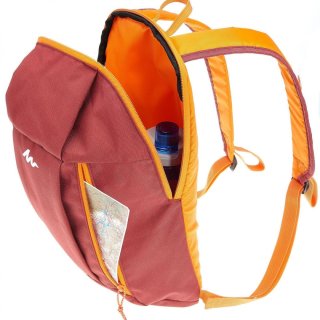 Небольшой рюкзак 10 л. Quechua ARPENAZ, бордовый