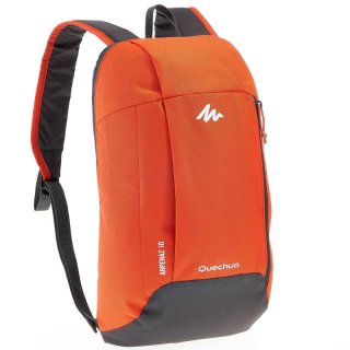 Небольшой рюкзак 10 л. Quechua ARPENAZ, красный с серым