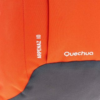 Небольшой рюкзак 10 л. Quechua ARPENAZ, красный с серым