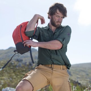 Небольшой рюкзак 10 л. Quechua ARPENAZ, красный с серым