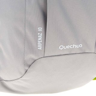 Небольшой рюкзак 10 л. Quechua ARPENAZ, серый с салатовым