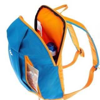 Небольшой рюкзак 10 л. Quechua ARPENAZ, синий с оранжевым