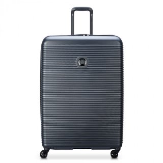 Дуже велика валіза Delsey Freestyle з розширювальною блискавкою на 132/144 л з полікарбонату Антрацит