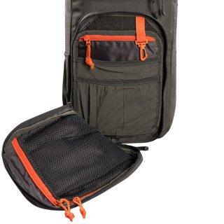 Однолямковий тактичний рюкзак Highlander Stoirm Gearslinger на 12 л вагою 1 кг з відділом під ноутбук з нейлону Антрацит