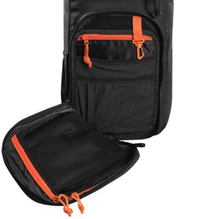 Однолямковий тактичний рюкзак Highlander Stoirm Gearslinger на 12 л вагою 1 кг з відділом під ноутбук з нейлону Чорний