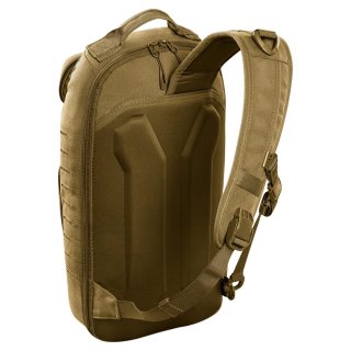 Однолямковий тактичний рюкзак Highlander Stoirm Gearslinger на 12 л вагою 1 кг з відділом під ноутбук з нейлону Хакі