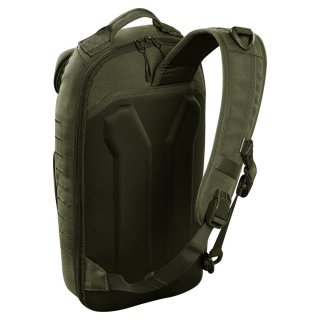 Однолямковий тактичний рюкзак Highlander Stoirm Gearslinger на 12 л вагою 1 кг з відділом під ноутбук з нейлону Оливковий