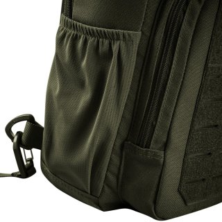 Однолямковий тактичний рюкзак Highlander Stoirm Gearslinger на 12 л вагою 1 кг з відділом під ноутбук з нейлону Оливковий