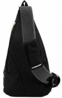 Однолямочный рюкзак WENGER MONO SLING, черный