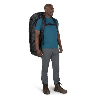 Огромная дорожная сумка-рюкзак Osprey Transporter Duffel – 150 л, 1.588 кг Черная