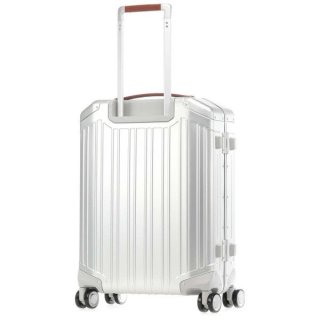Piquadro ALU 37 л чемодан из алюминия на 4 колесах серебристый