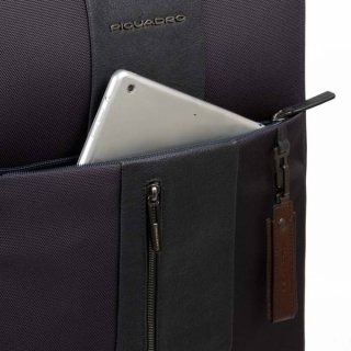 Piquadro BAGMOTIC 35 л тканевый чемодан на 4-х колесах черный