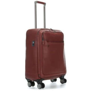 Piquadro BAGMOTIC 38 л чемодан из натуральной кожи на 4-х колесах коричневый