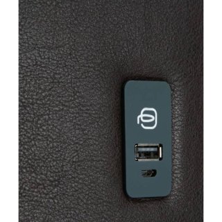 Piquadro BAGMOTIC 38 л чемодан из натуральной кожи на 4-х колесах темно-коричневый