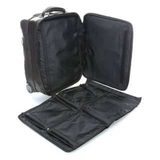 Piquadro BAGMOTIC 43 л чемодан из натуральной кожи на 2-х колесах темно-коричневый