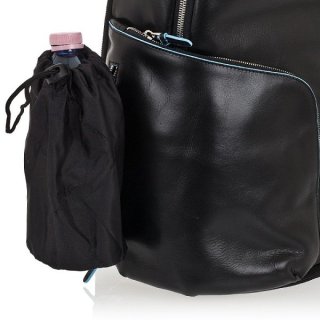 Piquadro BL SQUARE 25 л городской рюкзак из натуральной кожи черный