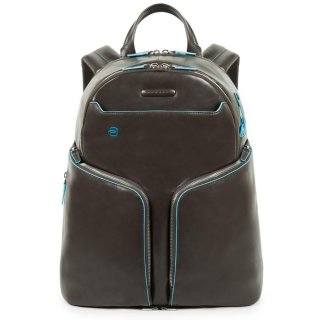 Piquadro BL SQUARE 25 л городской рюкзак из натуральной кожи cерый