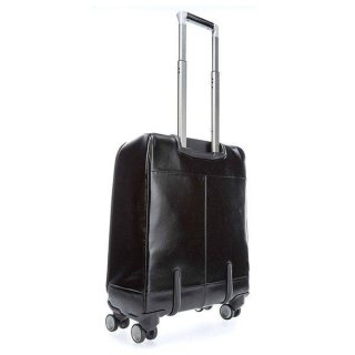 Piquadro BL SQUARE 32 л чемодан из натуральной кожи на 4-х колесах черный